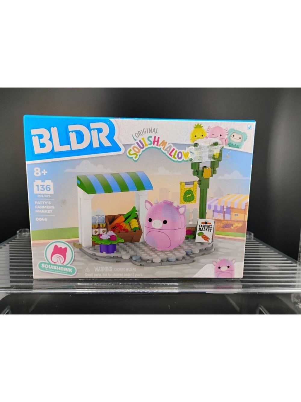 BLDR Squishmallows Pattys Farmers Market 136-Piece Set 8+